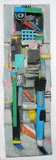 Menno Fahl, Bauchladenmann, 2025, Materialbild, 185x60x10 cm