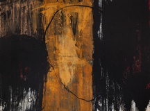 Daniel Kojo Schrade · „By Any Means” · 2002 · Acryl, Kohle auf Leinwand · 180 x 240 cm