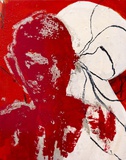 Red, Mischtechnik auf Leinwand 2012 , H/B: 30 x 24 cm