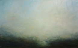 Rasso Hecker · aus der Serie „Jeux de vagues, V” · 2020 · Öl auf Leinwand · 130 x 210 cm