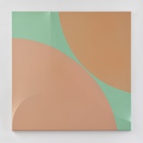 Birte Horn, standout_rosemint, 2022, Öl auf Leinwand, 100x100x4 cm