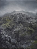 Jan Gemeinhardt, o.T. (Faltung), Acryl/Leinwand, 24x18 cm