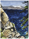 Christopher Lehmpfuhl · „Lake Tahoe” · 2004 · Aquarell auf Papier · 20 x 30,5 cm
