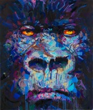 Marc Taschowsky · „Gorilla” · 2017 · Öl auf Leinwand · 190 x 160 cm