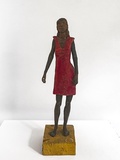 Elke, 2013, Bronze/Pappel, 56 cm