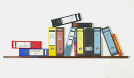 Stefan Bircheneder, Leitzkultur14, Öl, Acryl auf Holz und Leinwand, 135x50x4 cm, 2024