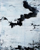Xianwei Zhu · „Den Aufstieg schaffst du nur bei klarem Himmel“ · 2015 · Acryl auf Leinwand · 100 x 80 cm