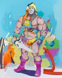 Marc Taschowsky · „HeMan” · 2022 · Öl auf Leinwand · 200 x 160 cm