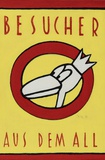 Patrick Pilsl · „Besucher” · 1995 · Mischtechnik auf Karton · 43 x 30 cm