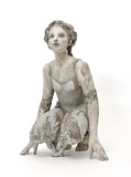 Silvia Siemes · aus „Bleiben, Warten” · 2019 · Terrakotta, 06 11 19 · 59 cm